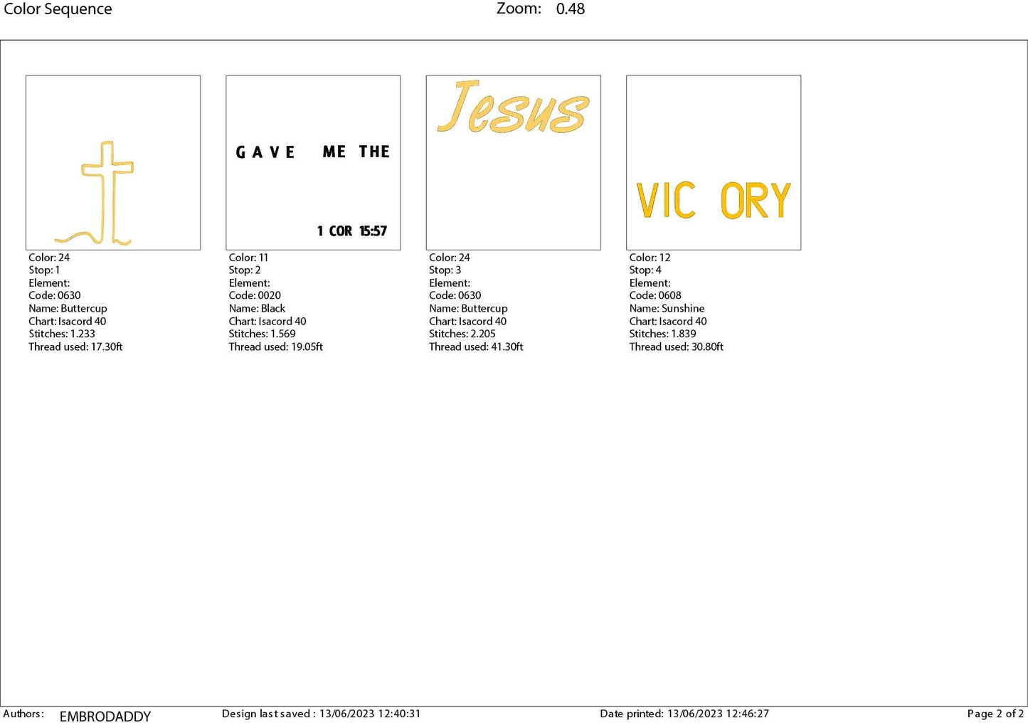 Machine Embroidery files, Jesus gave me the Victory, PES, DST, xxx, hus & more