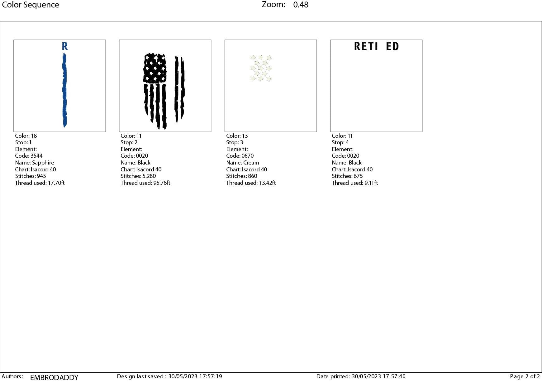 Machine Embroidery files, American Flag Retired Police officer, PES, DST, xxx, hus & more, embroidery files