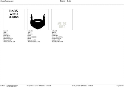 Machine Embroidery files, Funny Father's Day, DST PES, xxx hus & more