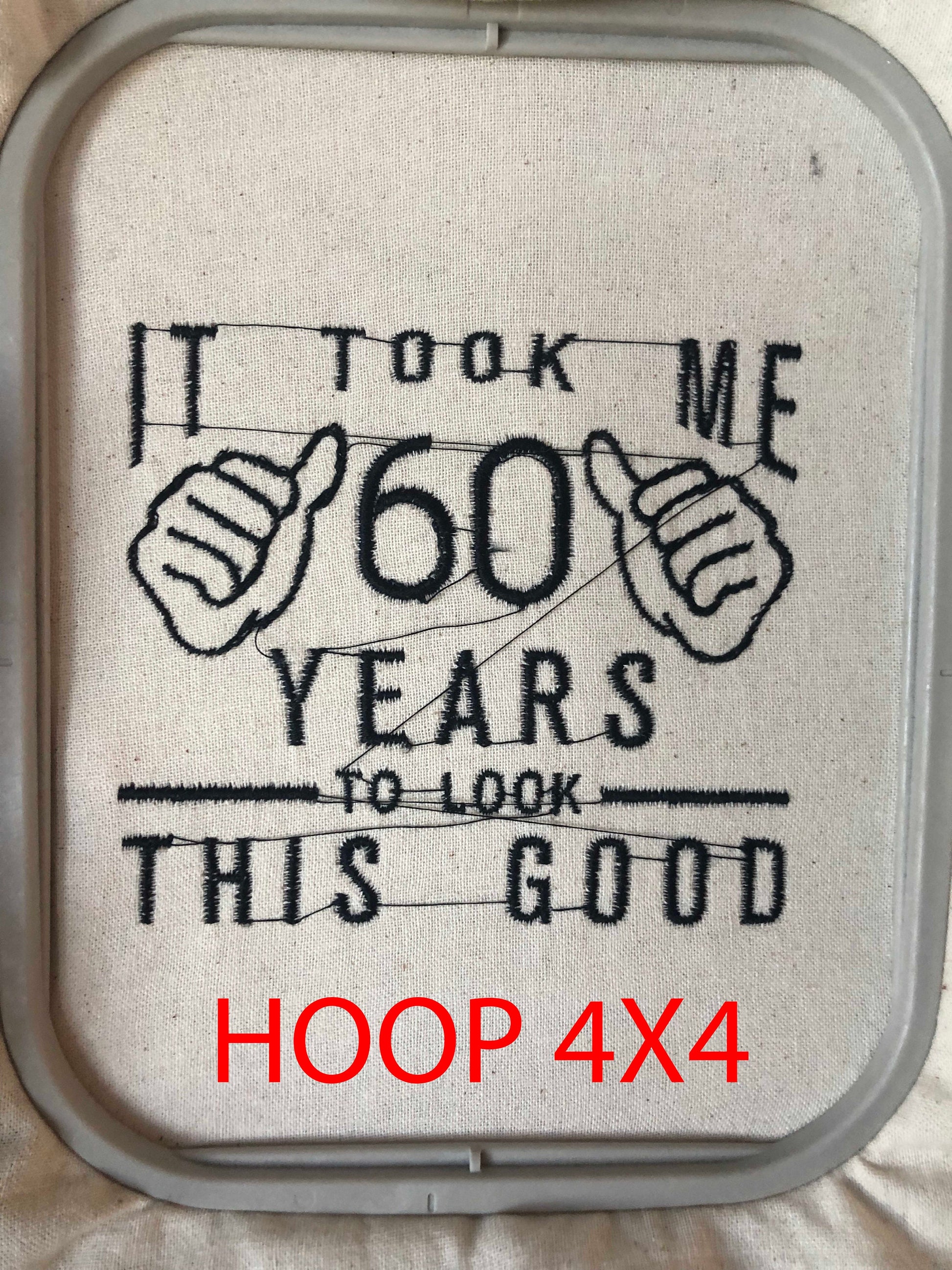 Machine Embroidery files, took me 80 years to look this good, 80 th birthday , 80 years old funny, gift idea PES, xxx, hus & more