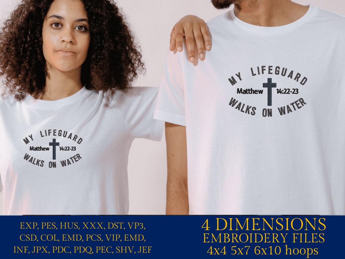 Machine Embroidery files, Faith it till you make it, DST, PES, xxx, hus & more