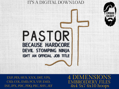 Machine Embroidery files, Pastor, PES, DST, xxx, hus & more