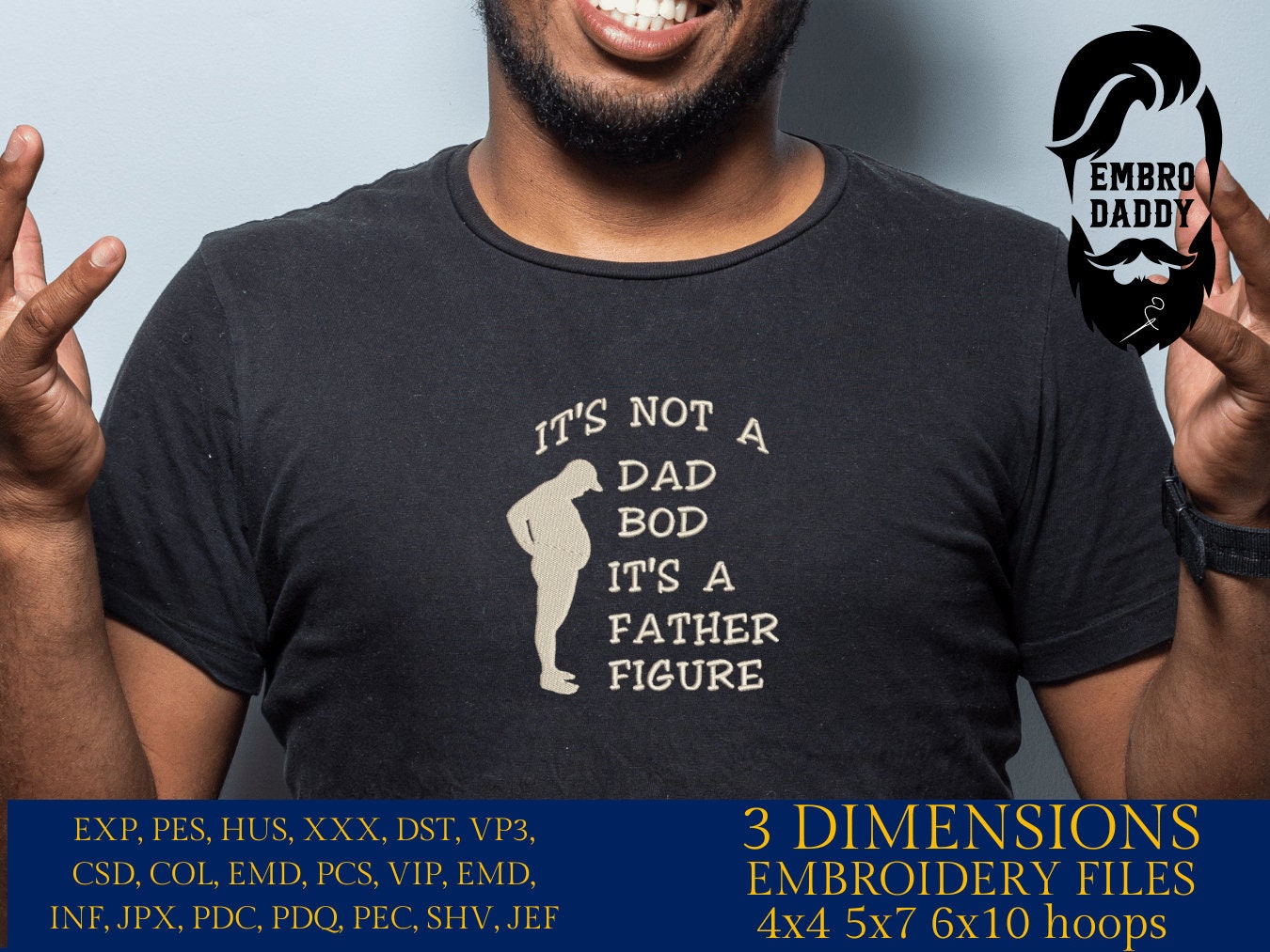 Machine Embroidery files, Funny Father's Day, DST PES, xxx hus & more