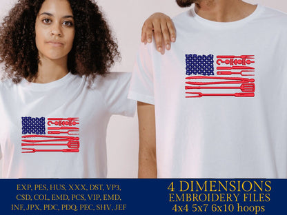 Machine Embroidery files, American Barbecue, BBQ, grill, DST, PES, xxx, hus, dst & more