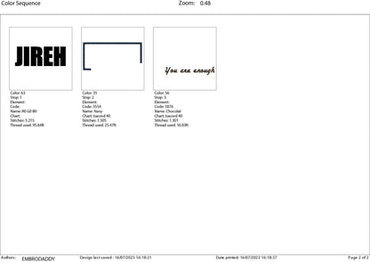 Machine Embroidery files, Jesus made me a fisher of men , PES, DST, xxx, hus & more