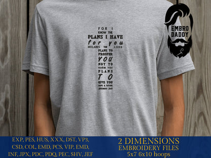 Machine Embroidery files, for I know plans I have, Jeremiah, PES, xxx, hus & more