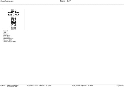 Machine Embroidery files, for I know plans I have, Jeremiah, PES, xxx, hus & more