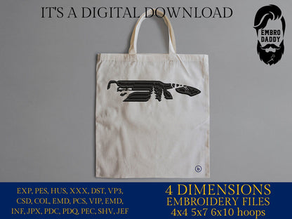 Machine Embroidery files, Hunter buck bullet, PES, xxx, hus & more