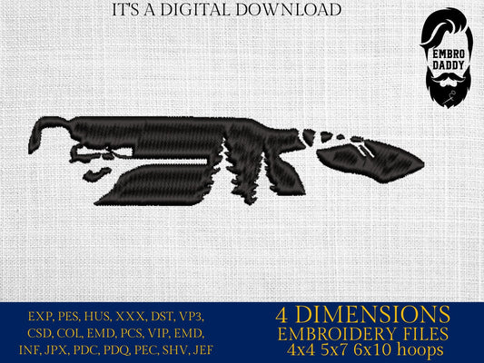 Machine Embroidery files, Hunter buck bullet, PES, xxx, hus & more