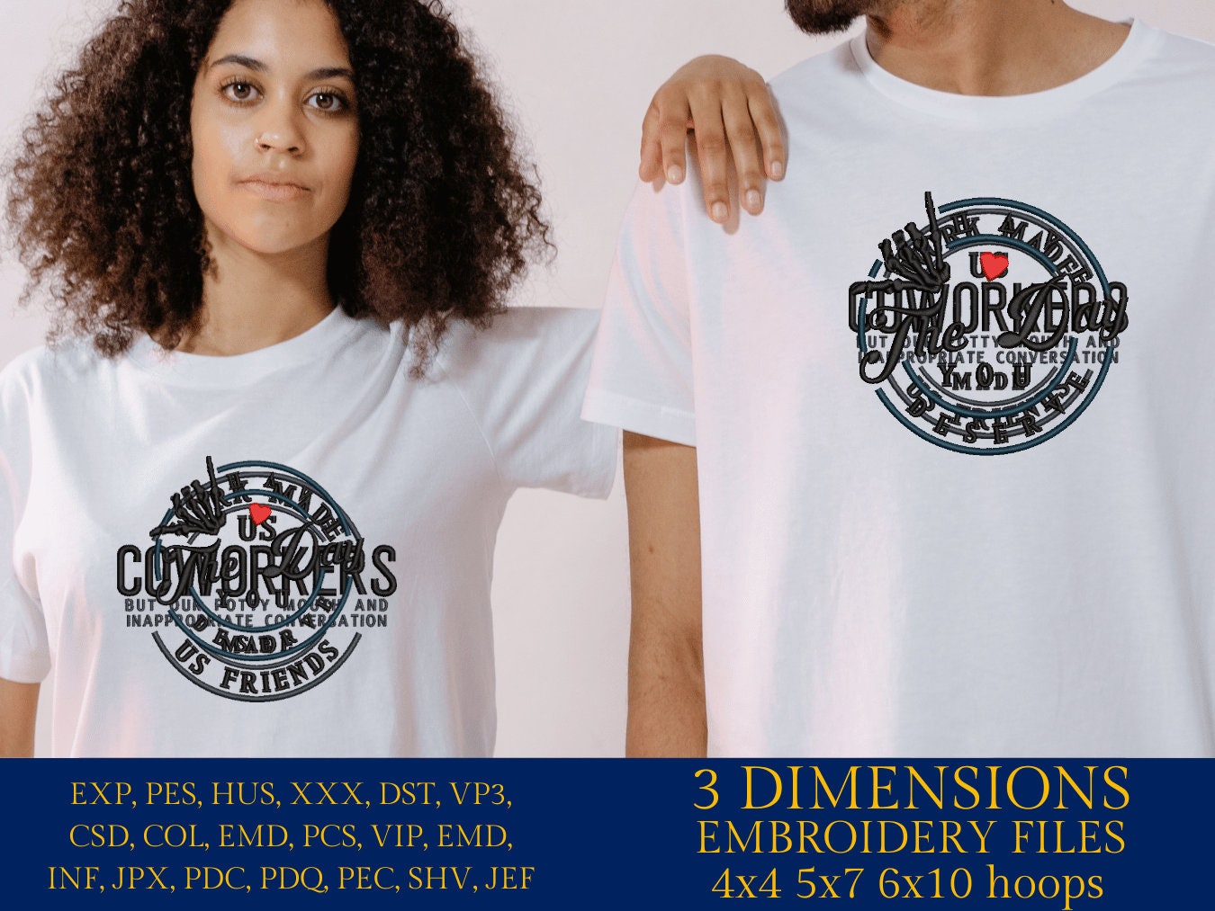 Machine Embroidery files, Have the day you deserve DST, PES, xxx, hus & more