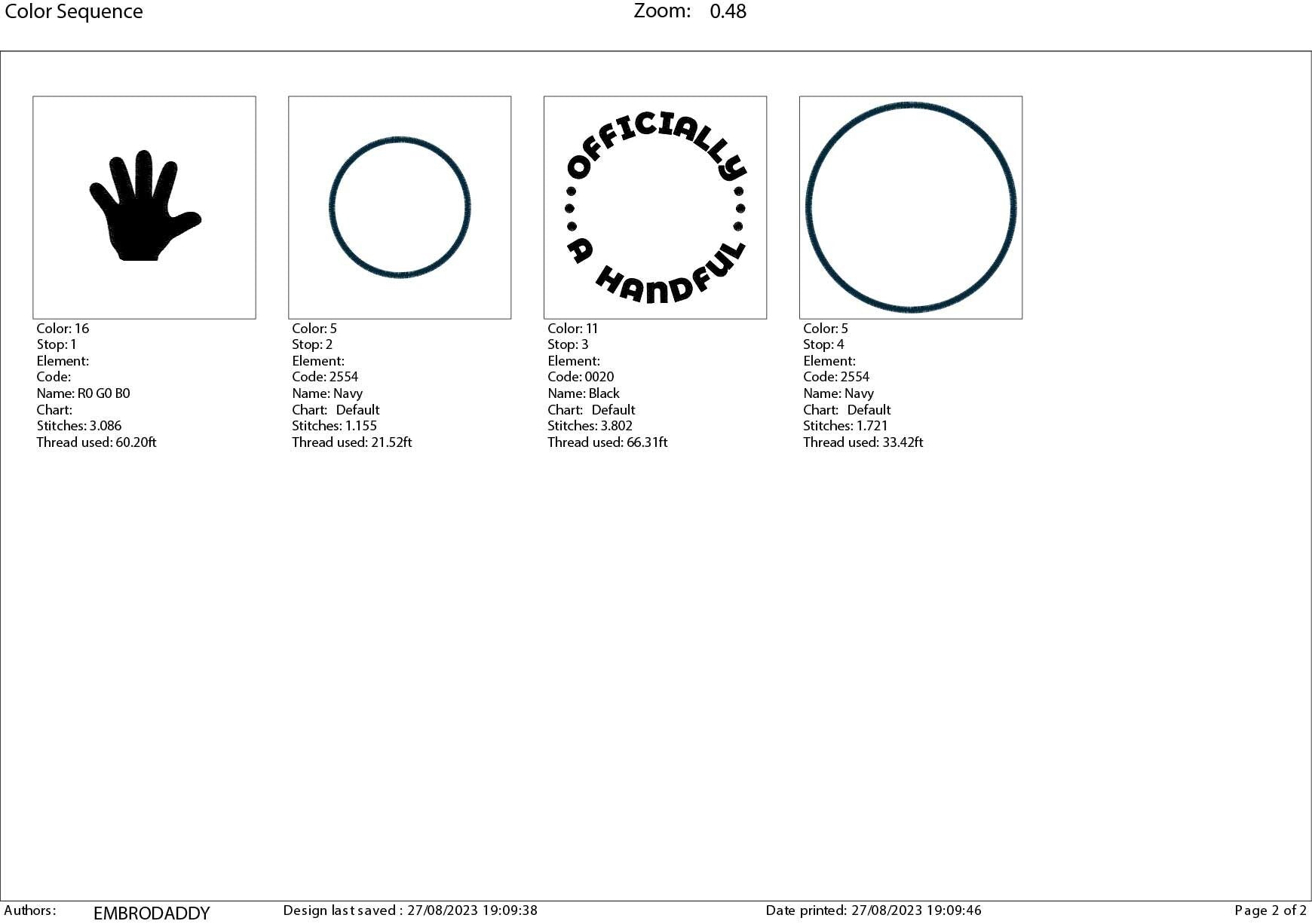 Machine Embroidery files, I'm a handful, 5 years old, PES, DST, xxx, hus & more