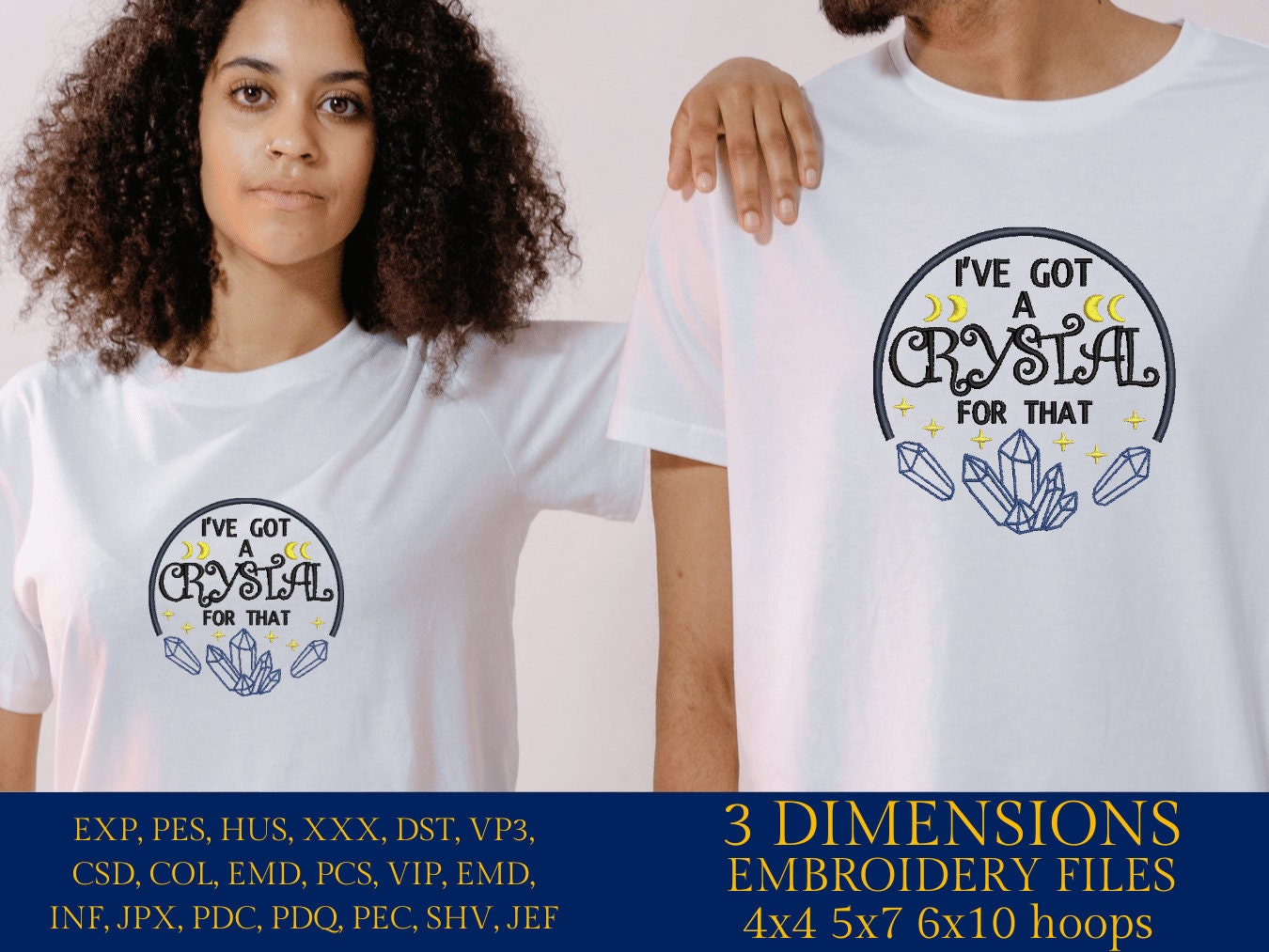 Machine Embroidery files, I've got a crystal for that, PES, DST, xxx, hus & more