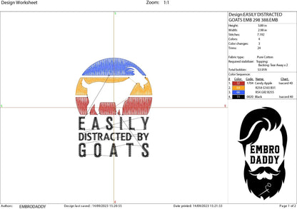 Machine Embroidery, Goat PES, xxx, hus & more, embroidery files