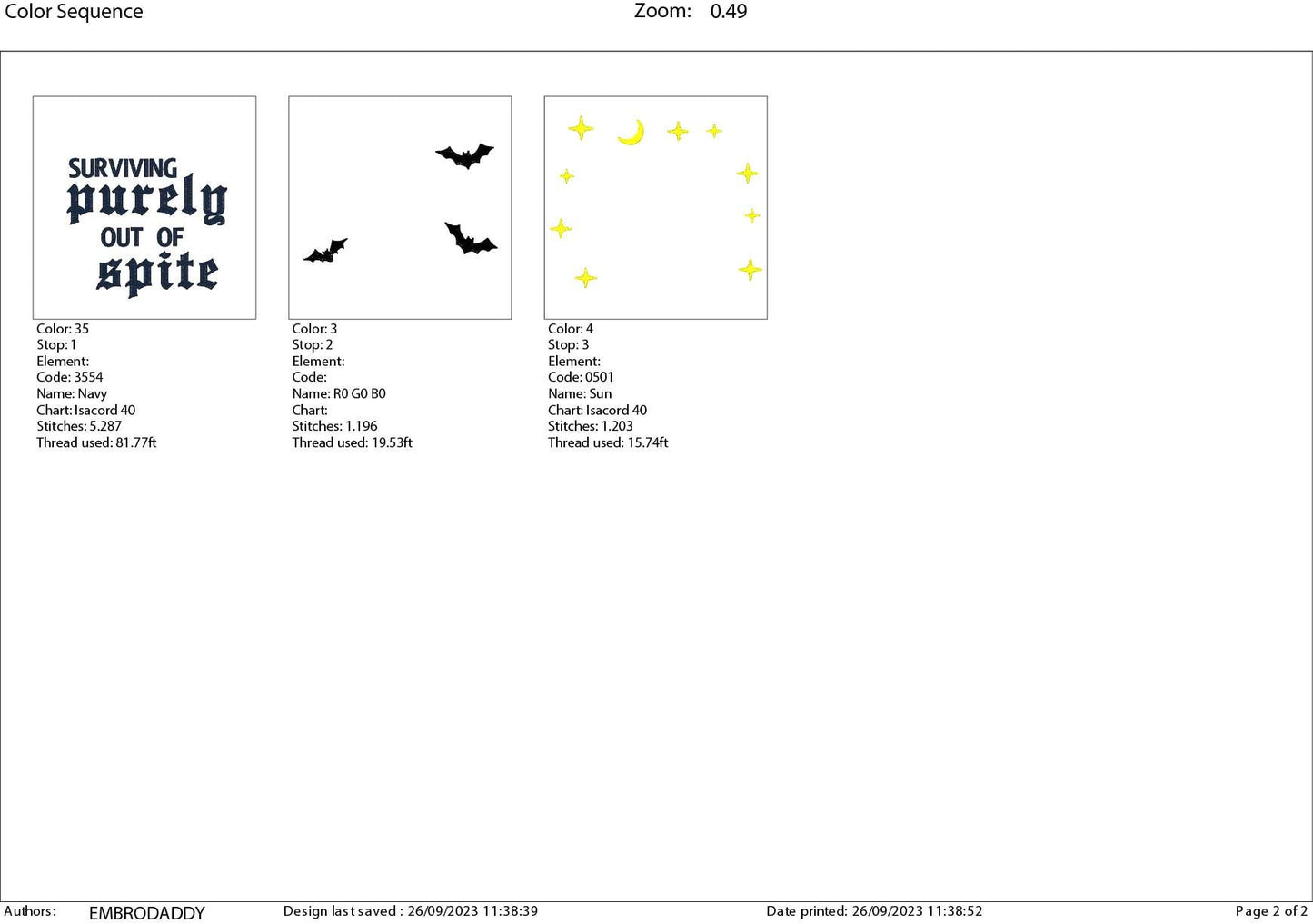 Machine Embroidery files, Surviving Purely Out of Spite, Dark Humor, PES, DST, xxx, hus & more