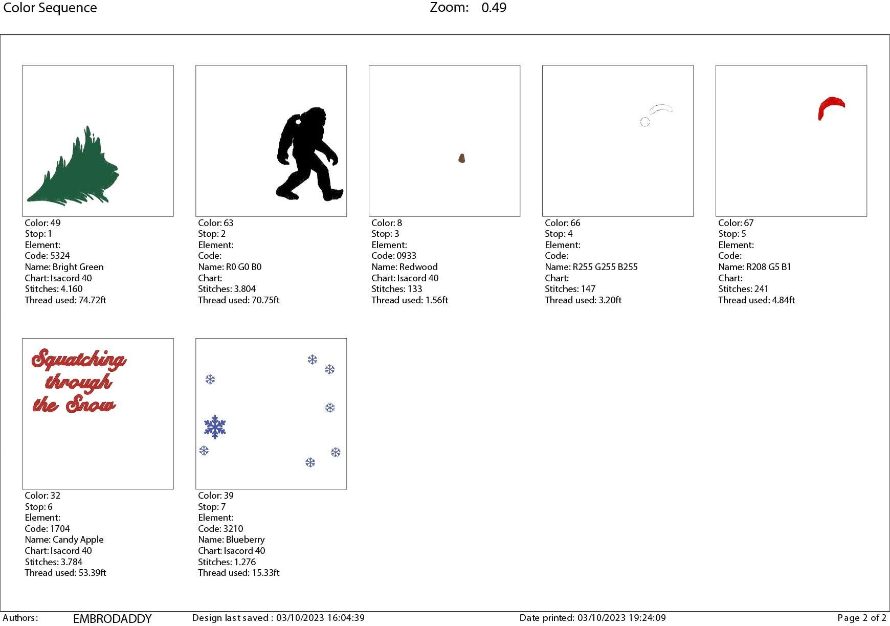 Machine Embroidery files, Squatching trough the snow, Big Foot, Yeti, Sasquatch PES, xxx, hus & more