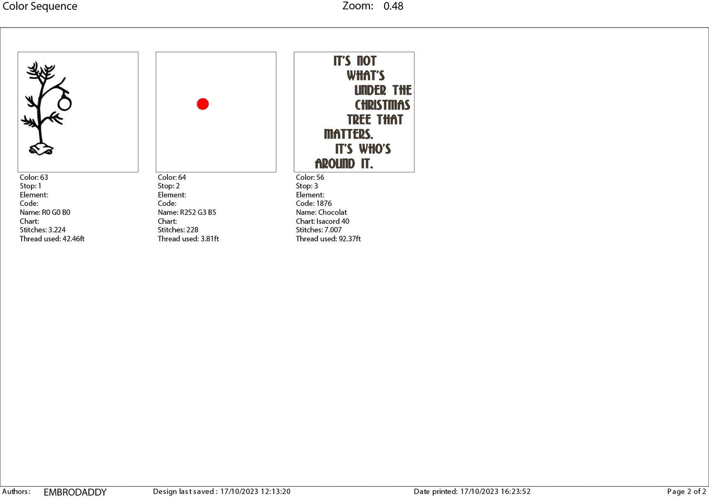 Machine Embroidery files, it's not what's under the Christmas tree, PES, DST, xxx, hus and more