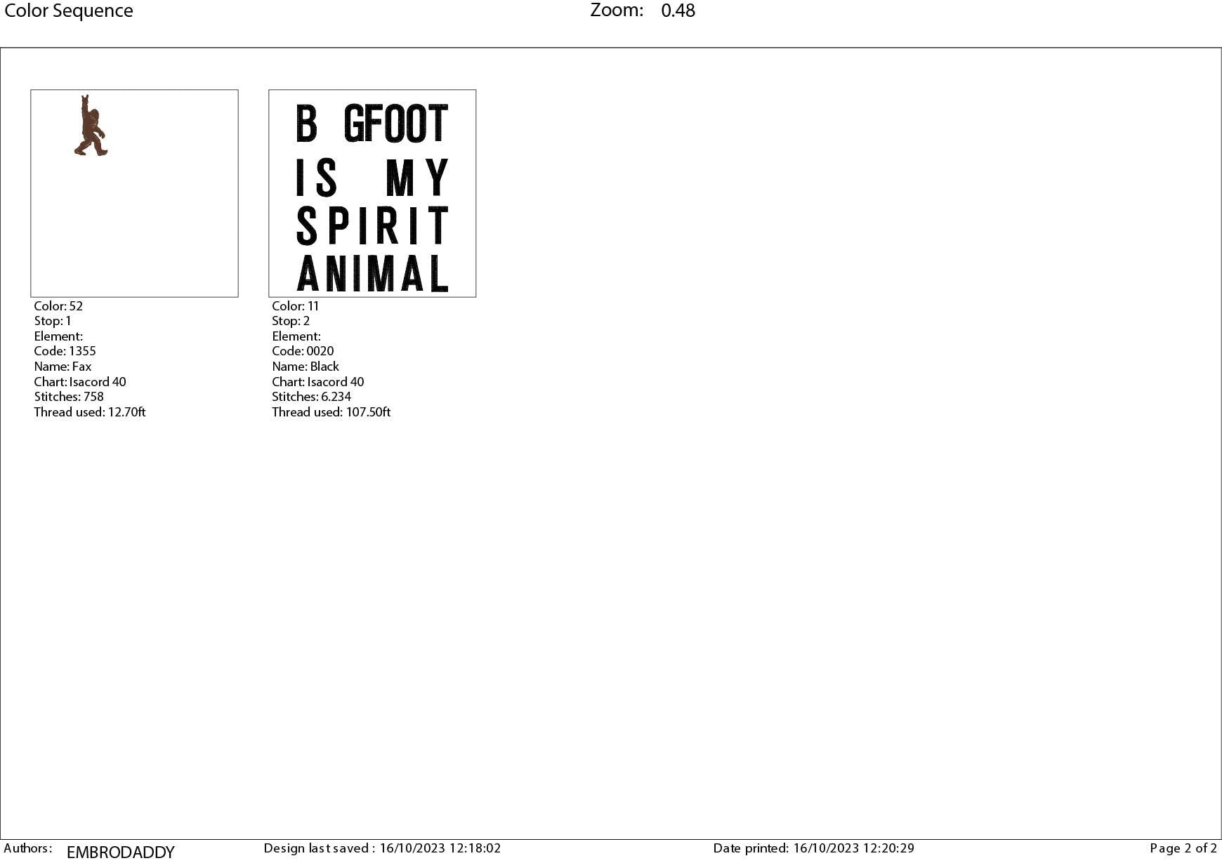 Machine Embroidery files, Bigfoot is my spirit animal, Big Foot, Yeti, Sasquatch, PES, dst, xxx, hus & more