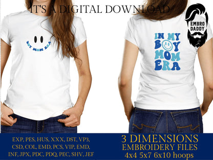 Machine Embroidery files, in my mom era, embroidery files, PES, xxx, hus & more, embroidery files