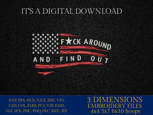 Machine Embroidery files, Usa flag, American Flag PES, xxx hus & more,
