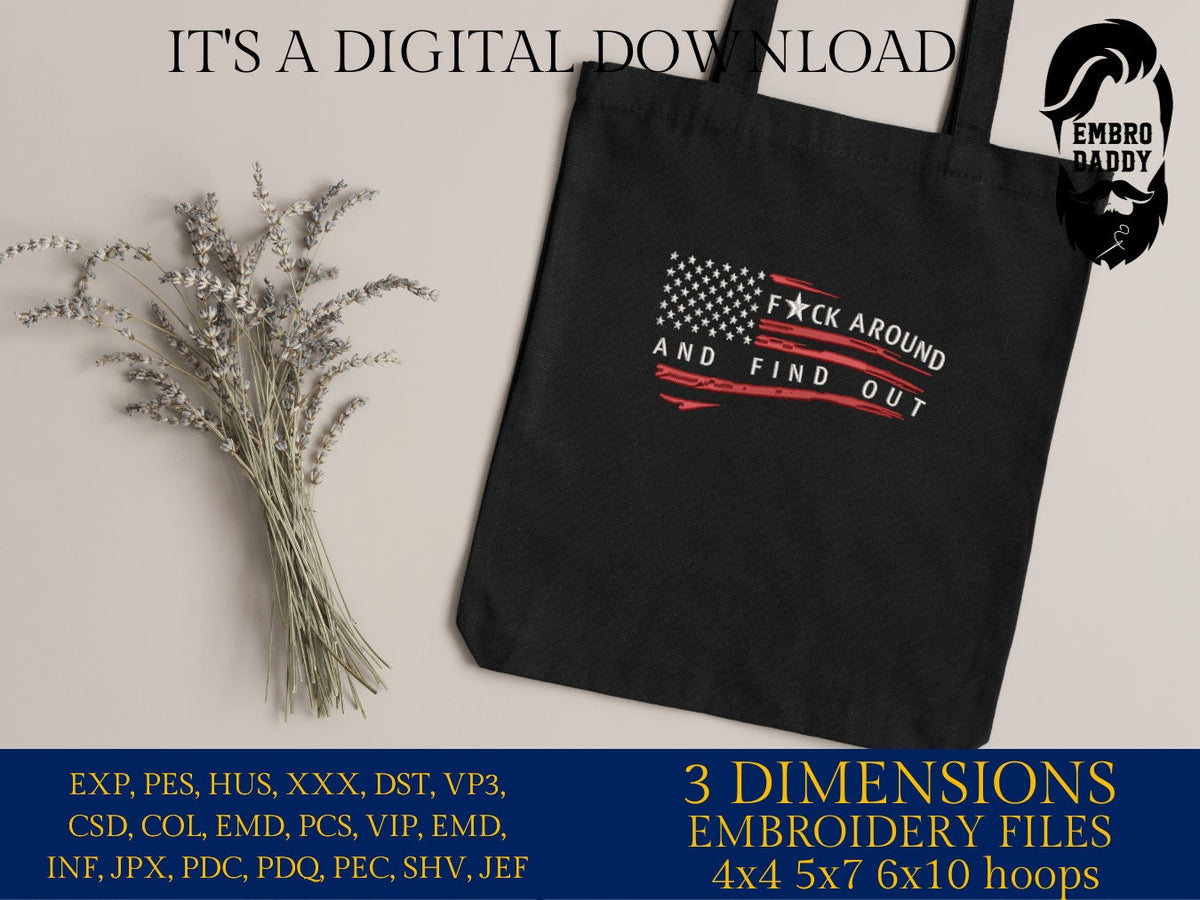 Machine Embroidery files, Usa flag, American Flag PES, xxx hus & more,