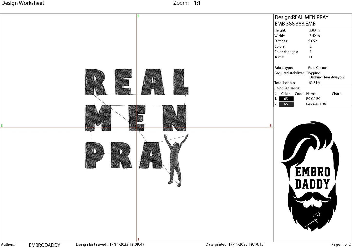 Machine Embroidery files, Real men pray, christian, PES, xxx, hus & more