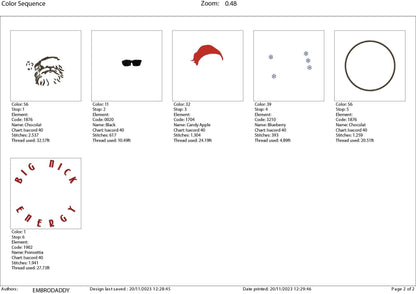 Machine Embroidery files, big Nick energy, Santa, PES, DST, xxx, hus and more