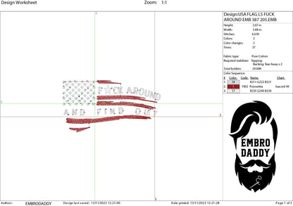 Machine Embroidery files, Usa flag, American Flag PES, xxx hus & more,