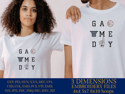 Machine Embroidery files, Game day basketball, PES, xxx, hus & more, fan embroidery files
