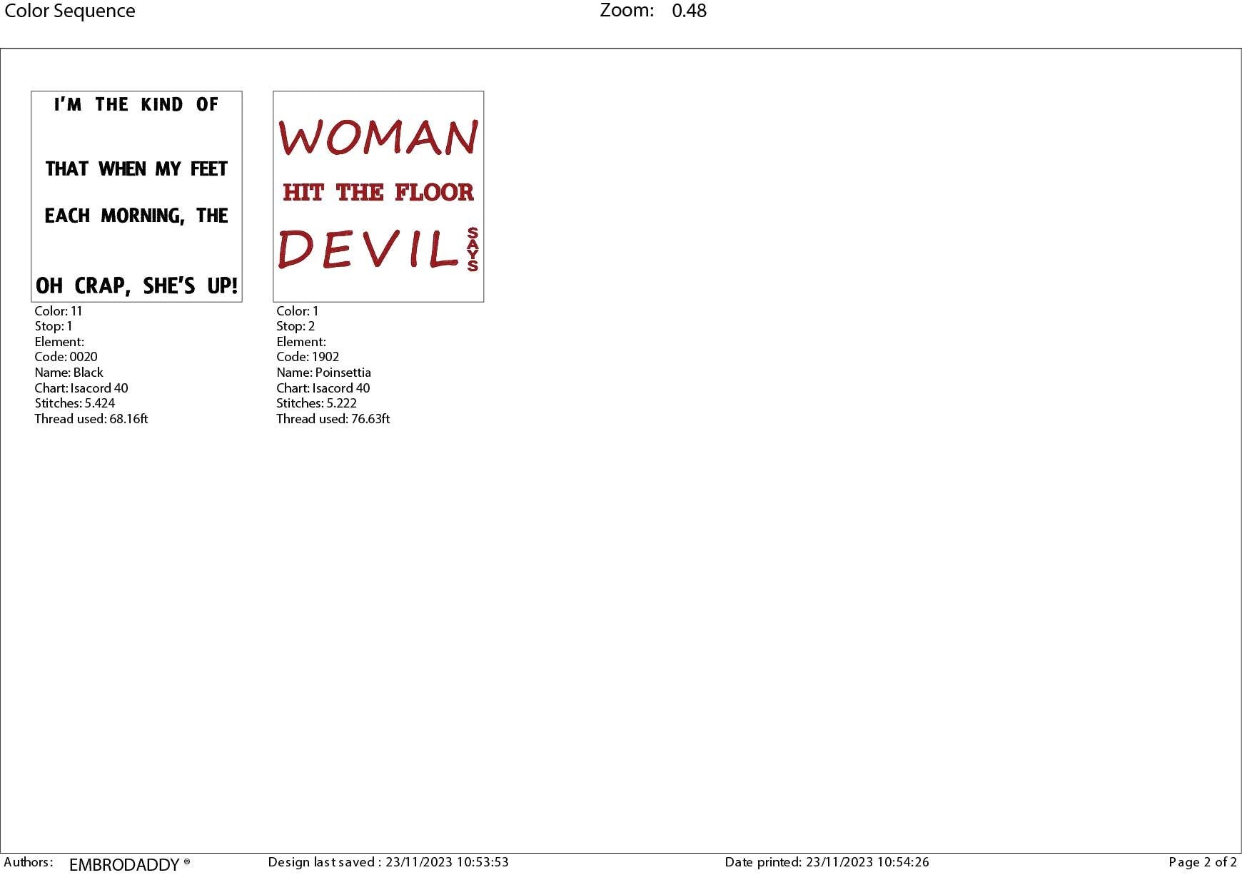 Machine Embroidery files, I'm the kind of woman, PES, DST, xxx, hus & more