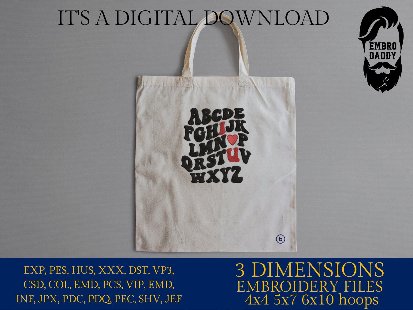 Machine Embroidery files, ABCD I love you, PES, xxx, hus & more, embroidery files
