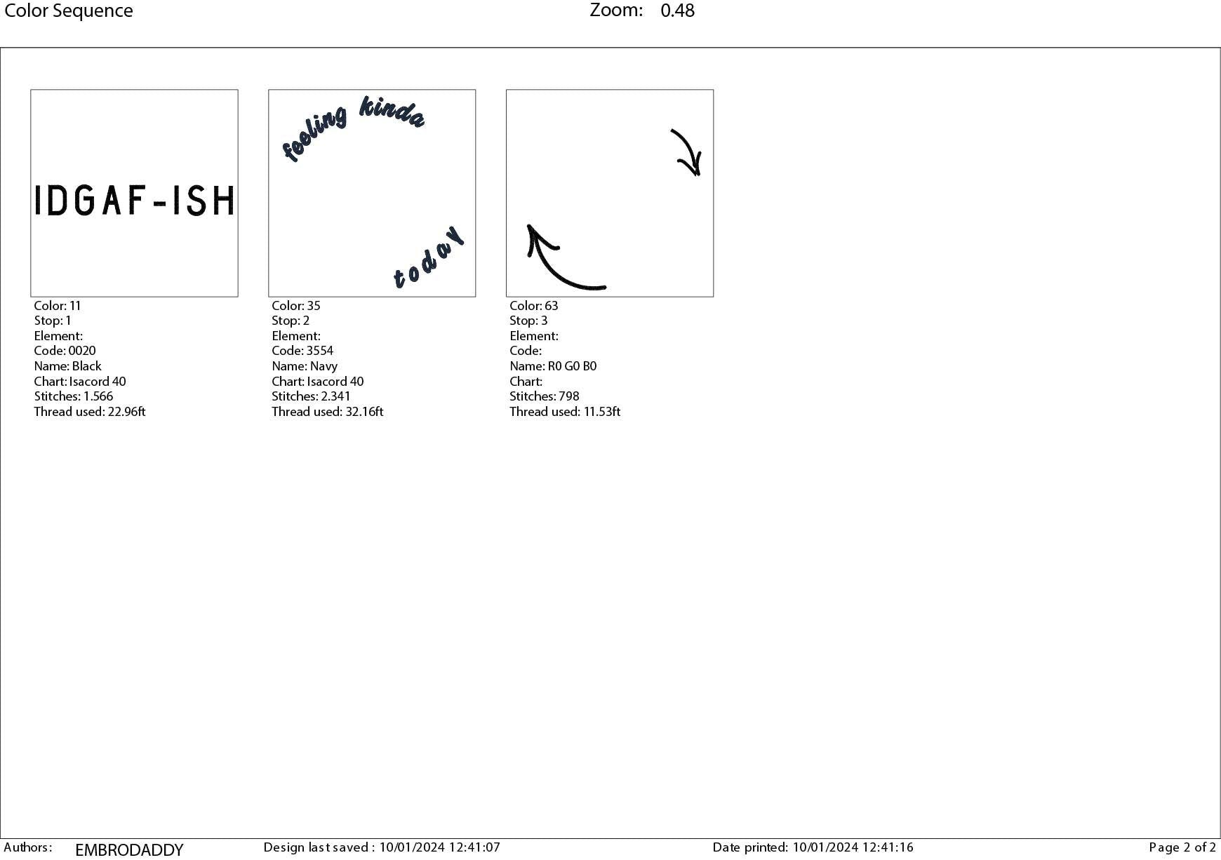 Machine Embroidery files, Feeling kinda idgaf-ISH today, PES, DST, xxx, hus & more