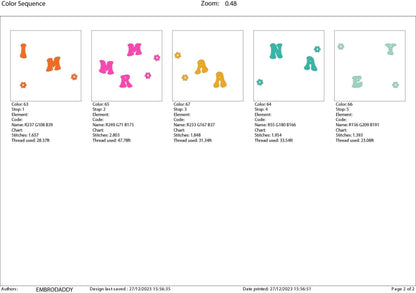 Machine Embroidery files, in my mama era, embroidery files, PES, xxx, hus & more, embroidery files