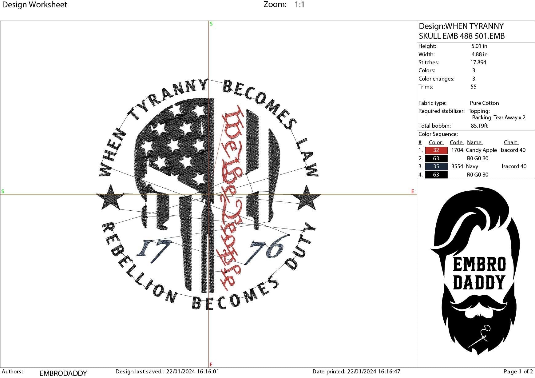 Machine Embroidery files, American Flag, We the People, 1776, skull, badass PES, xxx hus & more