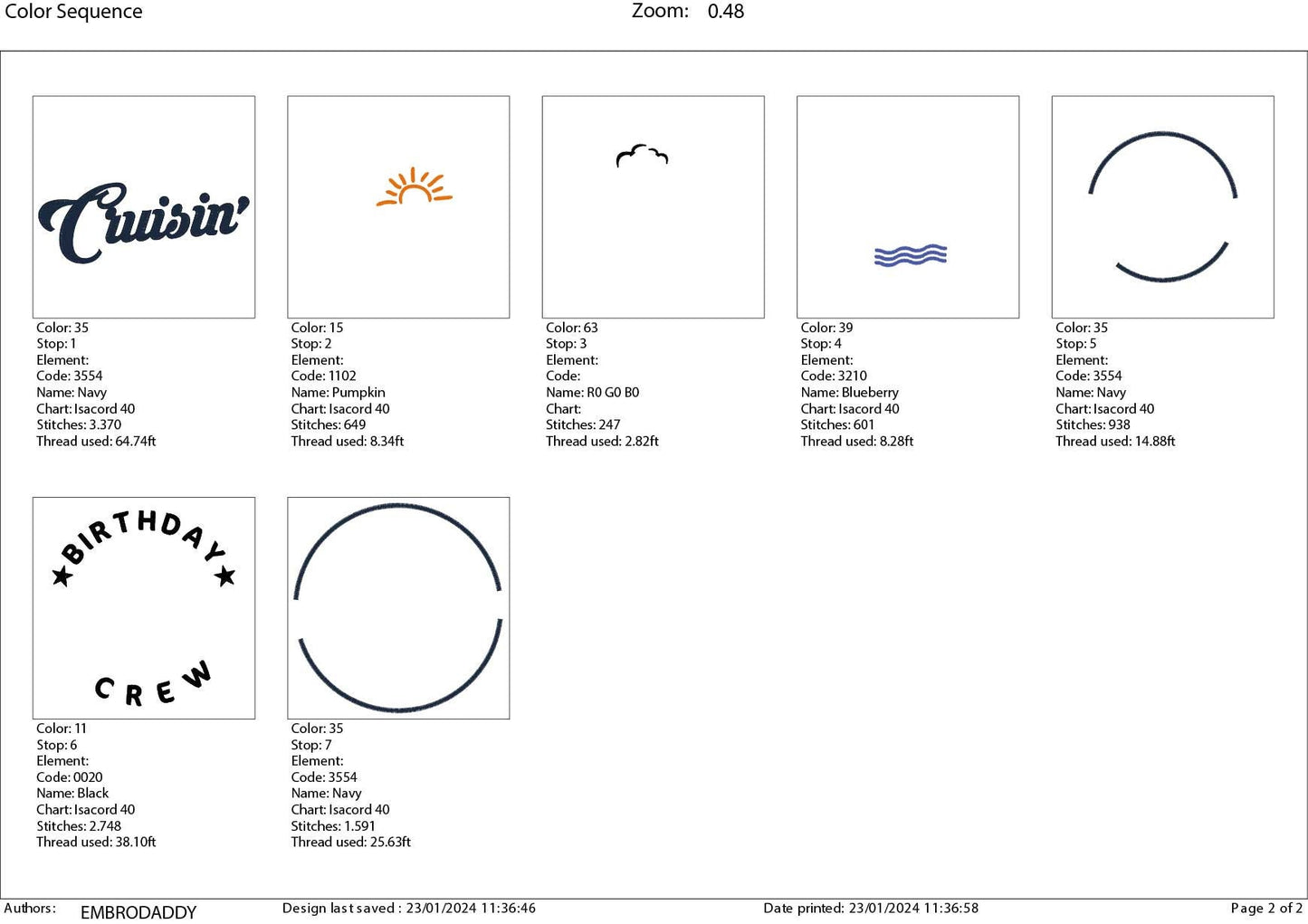 Machine Embroidery files, birthday cruisin' crew, PES, xxx, hus & more, embroidery files