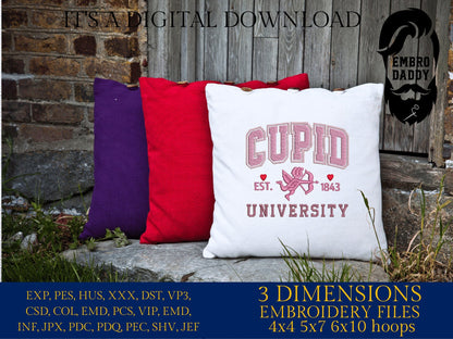 Machine Embroidery files, Cupid University, PES, xxx, hus & more, embroidery files
