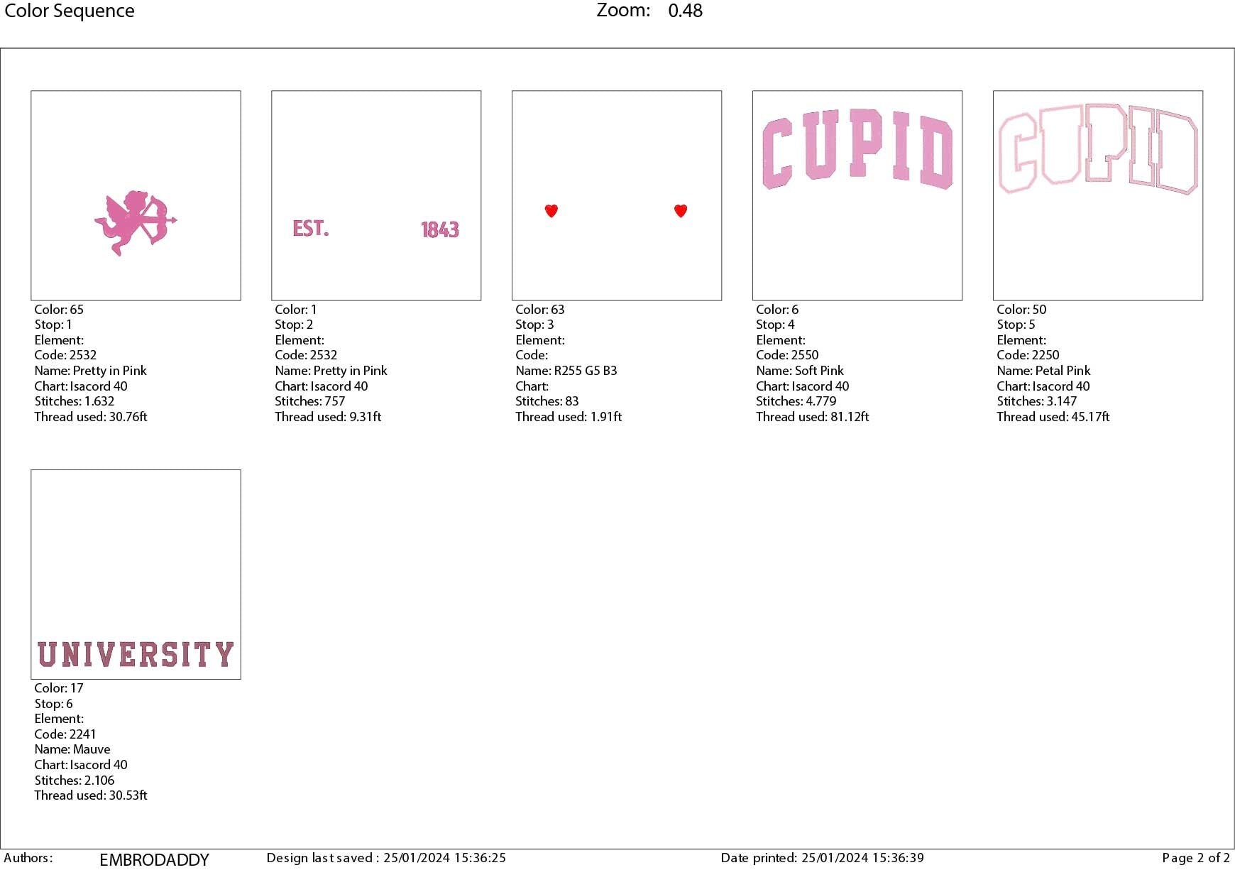 Machine Embroidery files, Cupid University, PES, xxx, hus & more, embroidery files