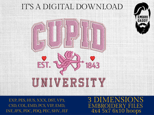 Machine Embroidery files, Cupid University, PES, xxx, hus & more, embroidery files