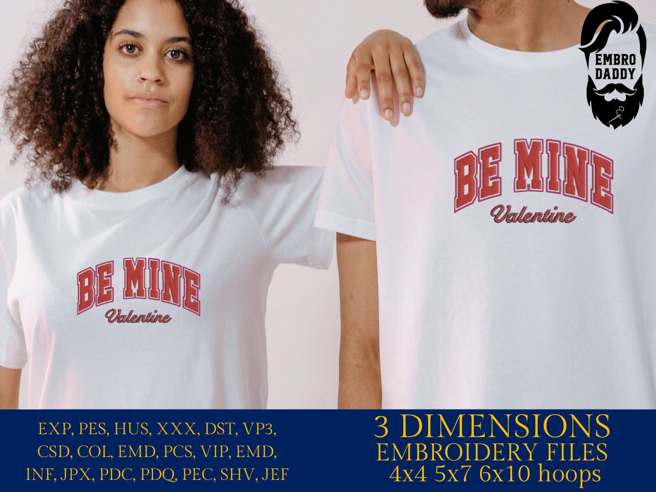 Machine Embroidery files, be mine Valentine, PES, xxx, hus & more, embroidery files