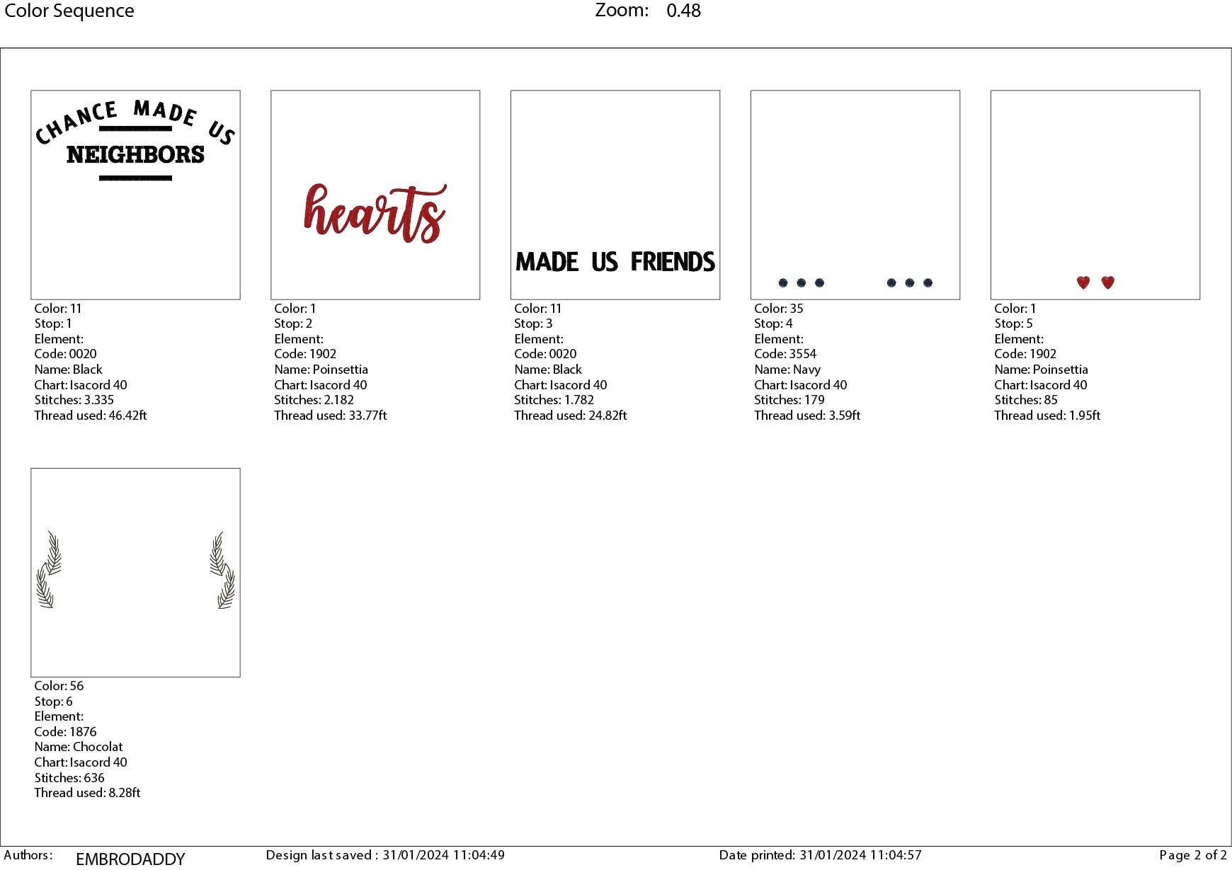 Machine Embroidery files, chance made us neighbors, PES, xxx, hus & more, embroidery files