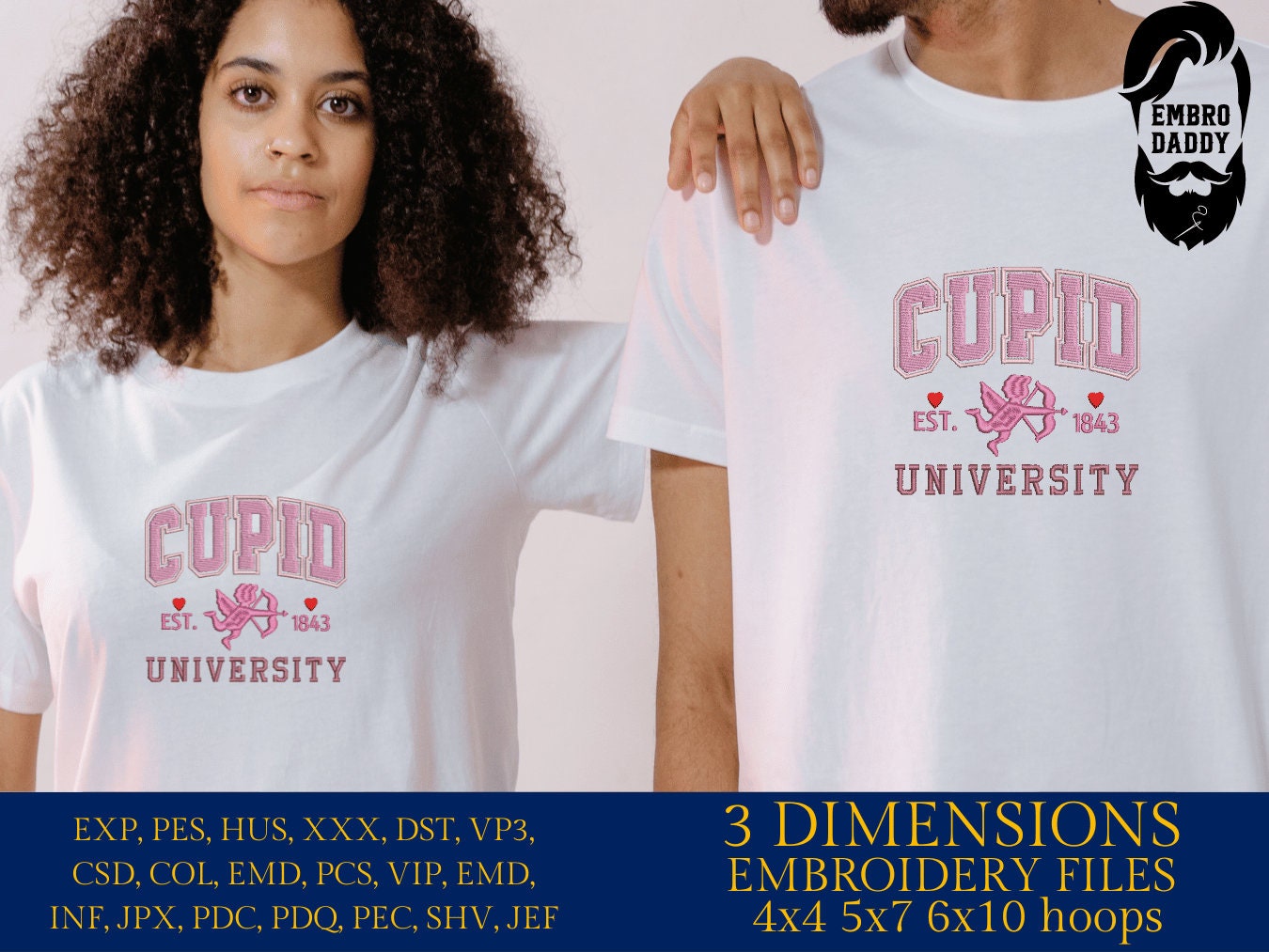 Machine Embroidery files, Cupid University, PES, xxx, hus & more, embroidery files