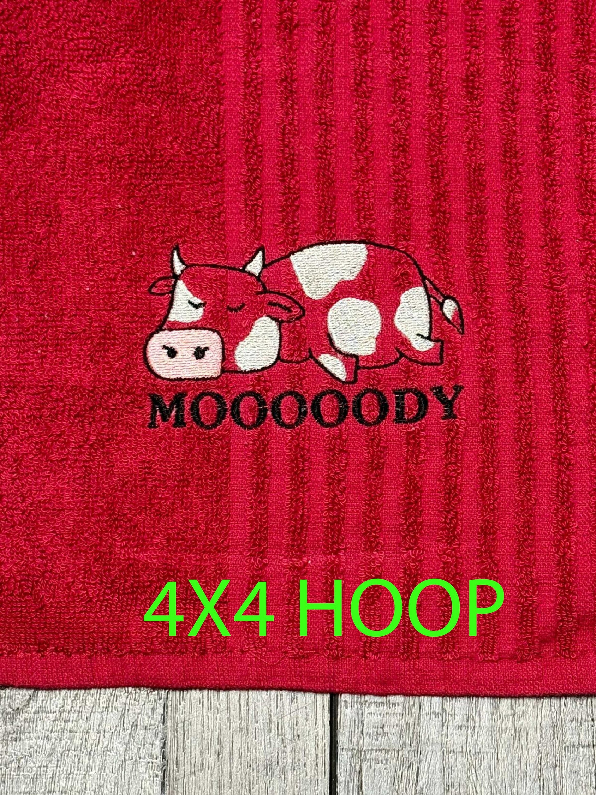 Machine Embroidery, Moody Cow embroidery files, funny girl shirt gft idea, Boho embroidery files, gift idea PES, xxx & more, moody teen pes