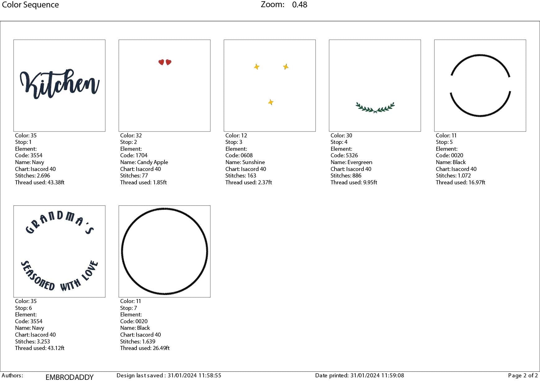 Machine Embroidery files, grandma's Kitchen , PES, DST, xxx, hus & more