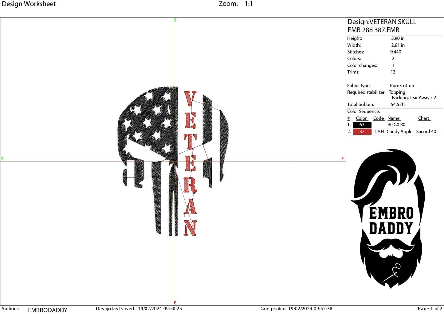 Machine Embroidery files, American Flag, veteran, skull, PES, dst, xxx hus & more