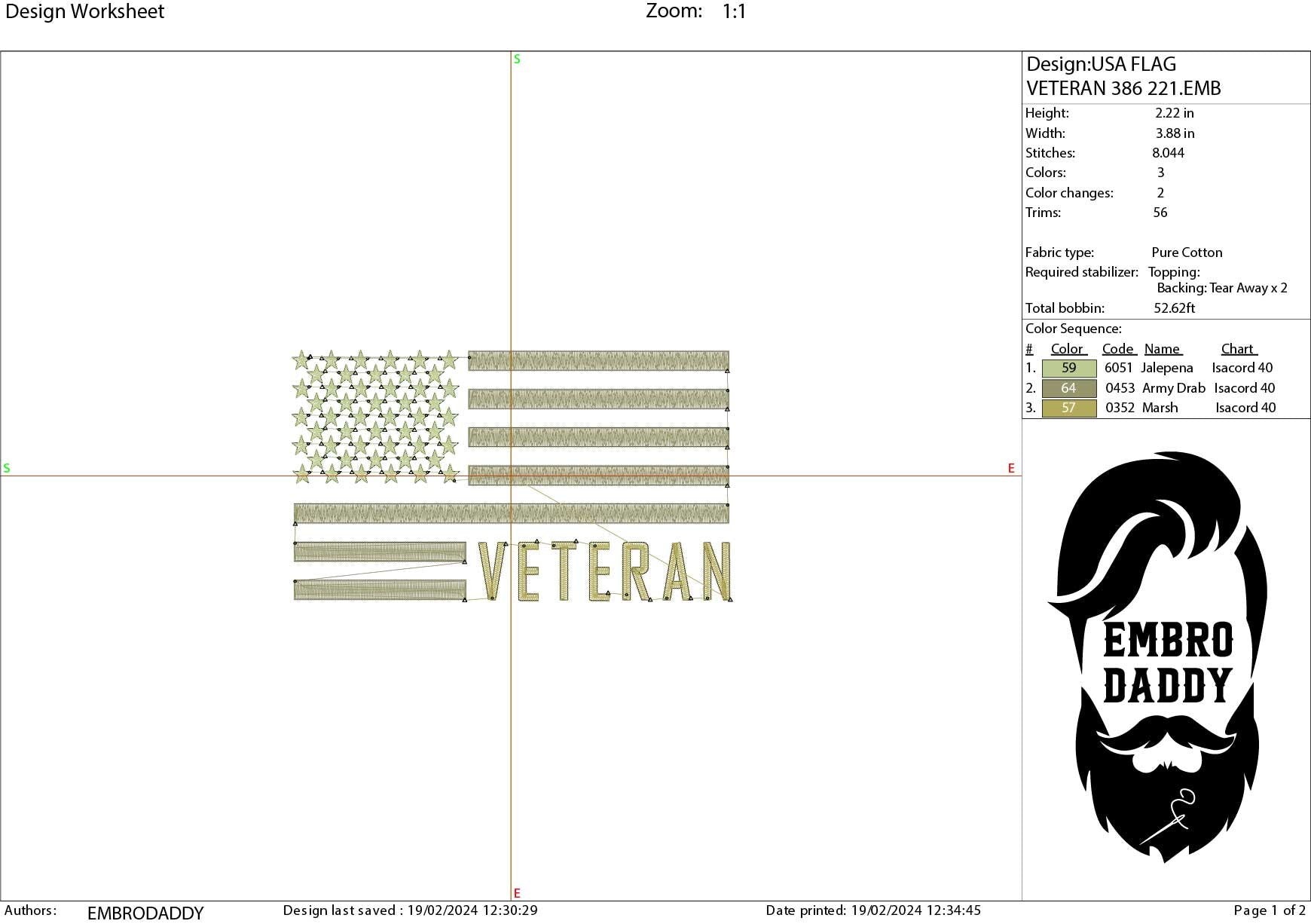 Machine Embroidery files, American Flag, veteran, PES, dst, xxx hus & more