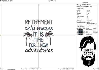 Machine Embroidery files, retirement new adventures, PES, DST, hus & more