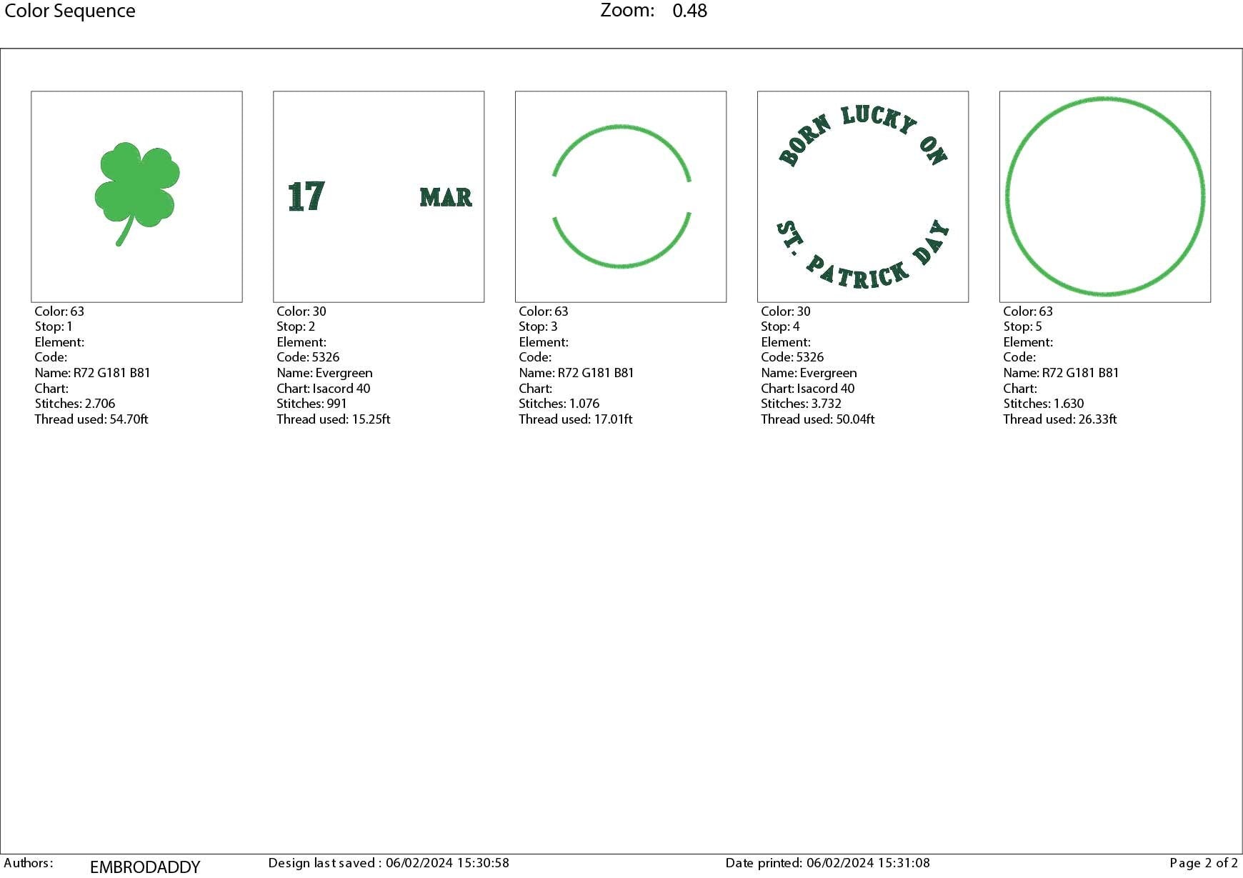 Machine Embroidery files, Born lucky on St. Patrick day, PES, DST, xxx, hus & more