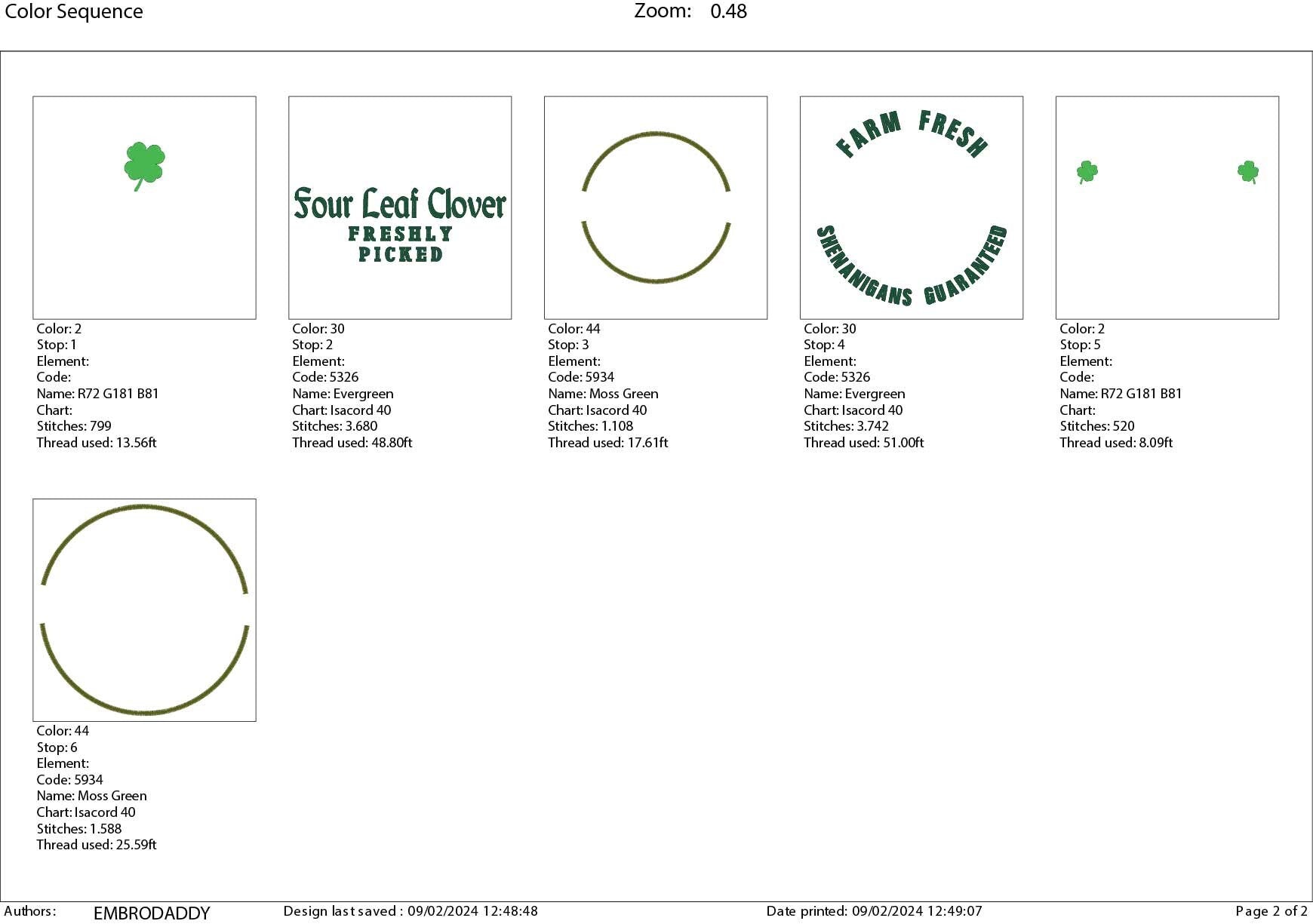 Machine Embroidery files, Four Leaf Clover, St. Patrick day, PES, DST, xxx, hus & more