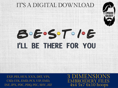 Machine Embroidery files, bestie, dst ,PES, xxx, hus & more