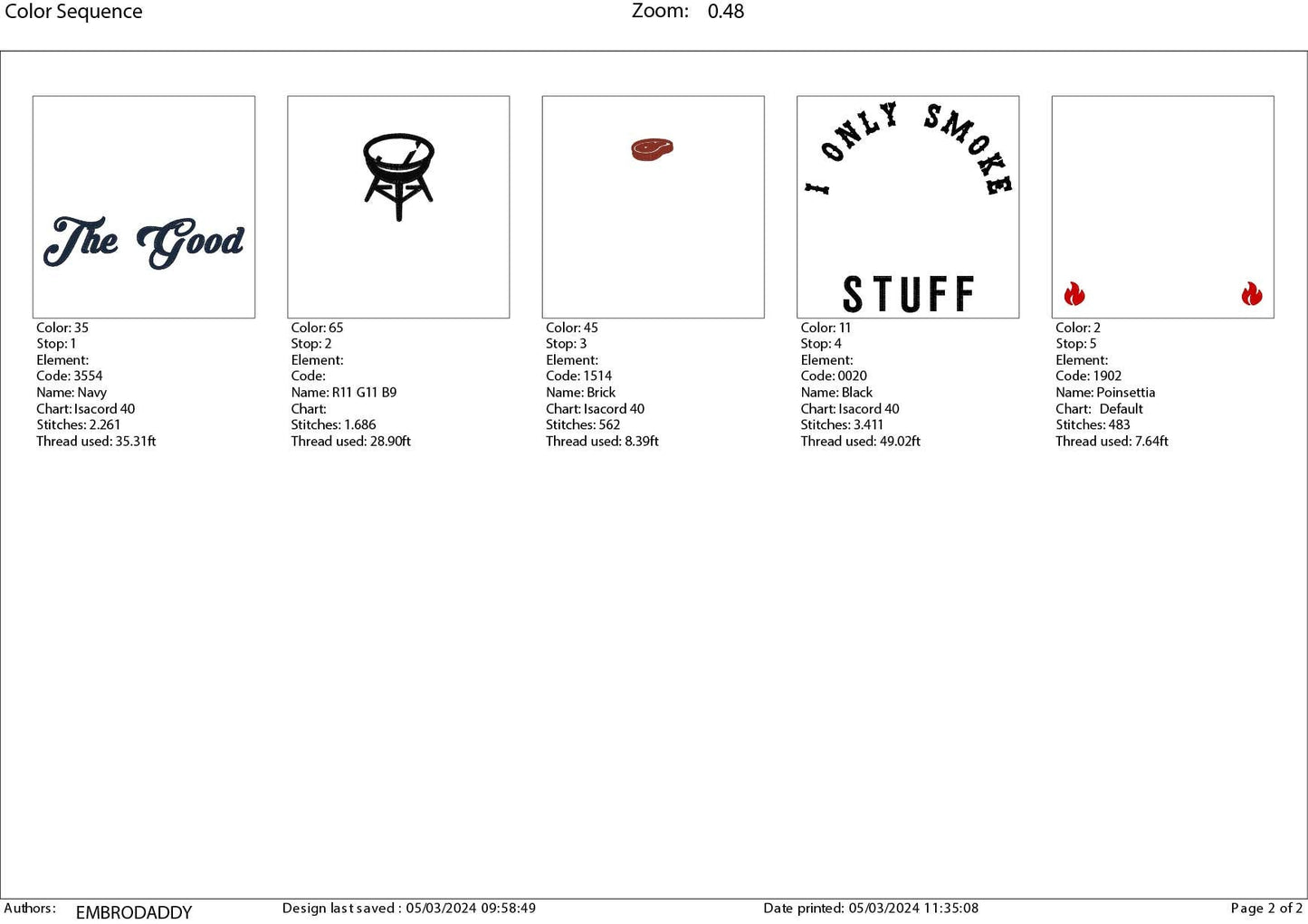 Machine Embroidery files, I only smoke the good stuff, BBQ, grill, DST, PES, xxx, hus, & more