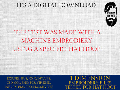 Machine Embroidery files, Usa flag FAFO, Script puff foam, needs foam sheet, embroidery file digitize for hat, American Flag PES, hus & more